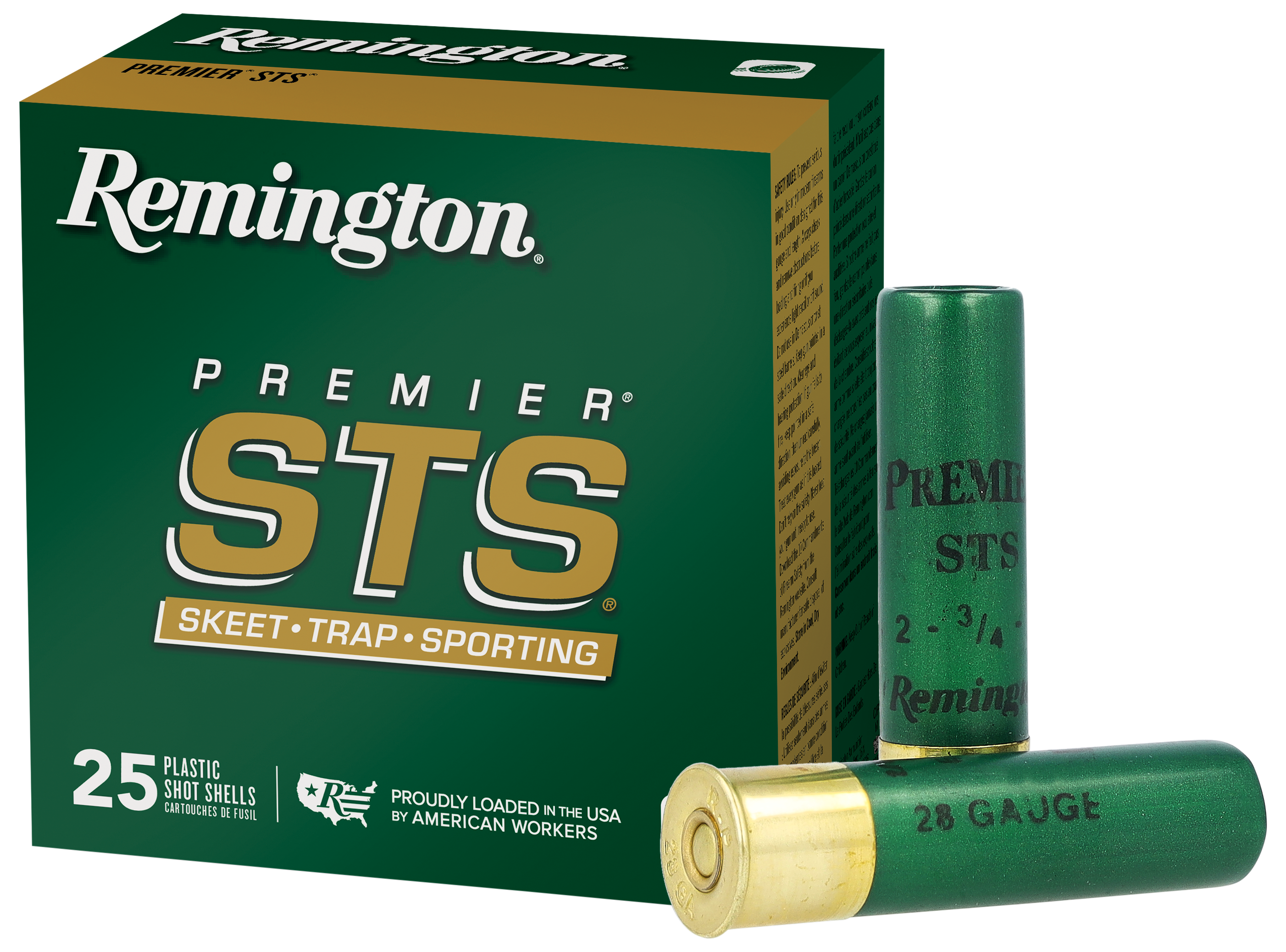 Remington Premier STS 28 Gauge 3/4 oz 9 Shot 25 Rounds