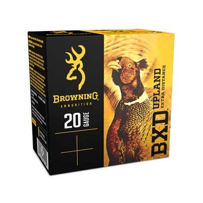 Browning BXD Upland 20 Gauge Shotgun Shells 1 1/4 Ounce 5 Shot 25 Rounds