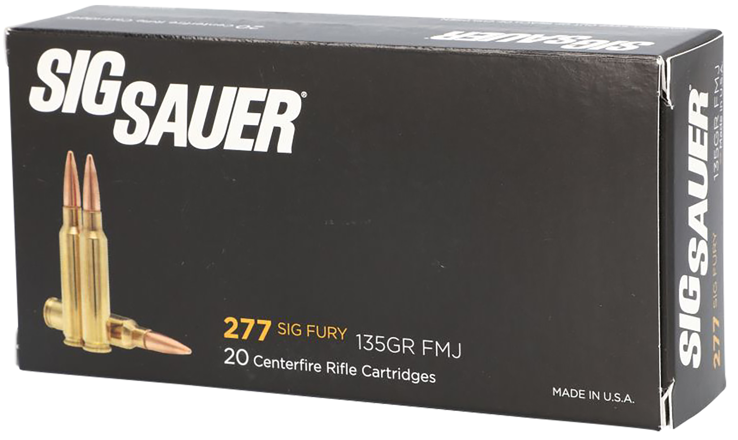 Sig Sauer Elite Ball 277 Sig Fury Full Metal Jacket 135 Grain 20 Rounds