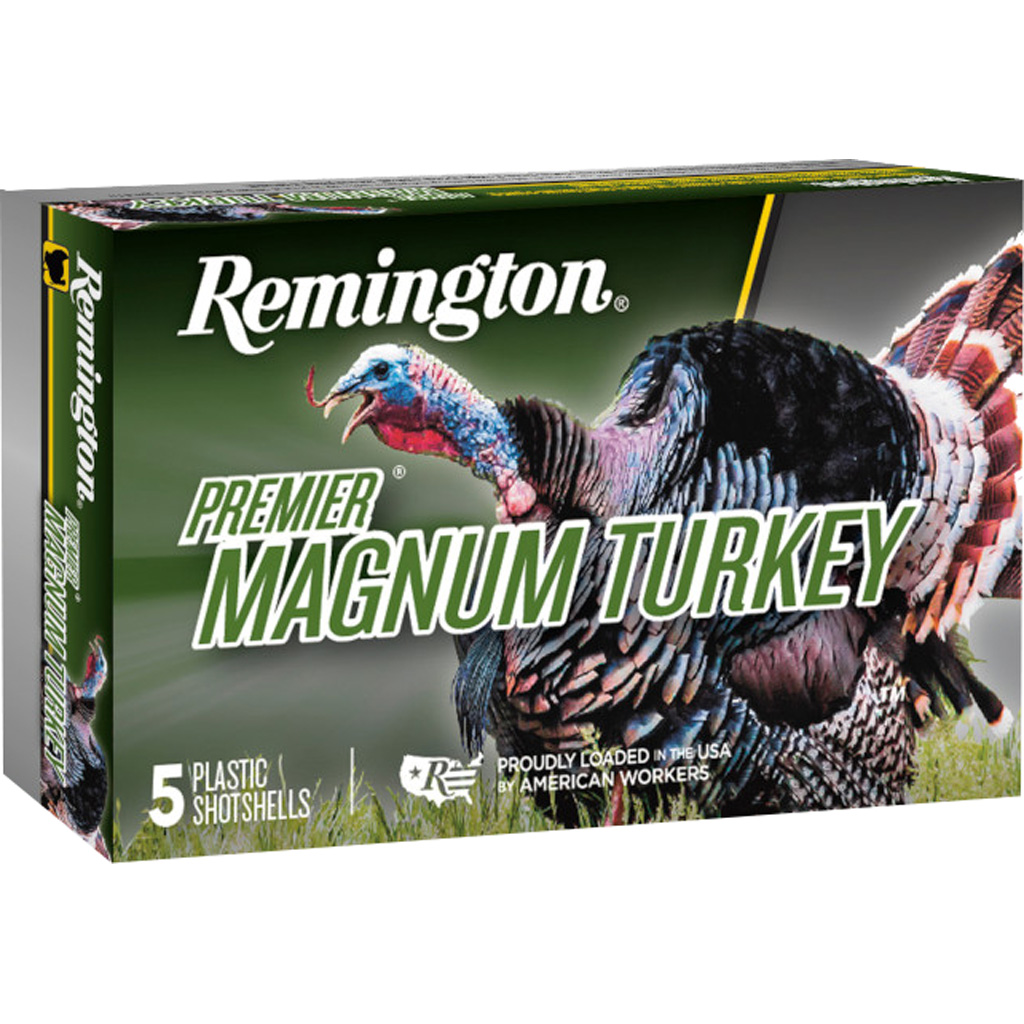 Remington Premier Magnum Turkey Loads 12 Gauge 4 Shot 2 1/4 Grain 5 Rounds