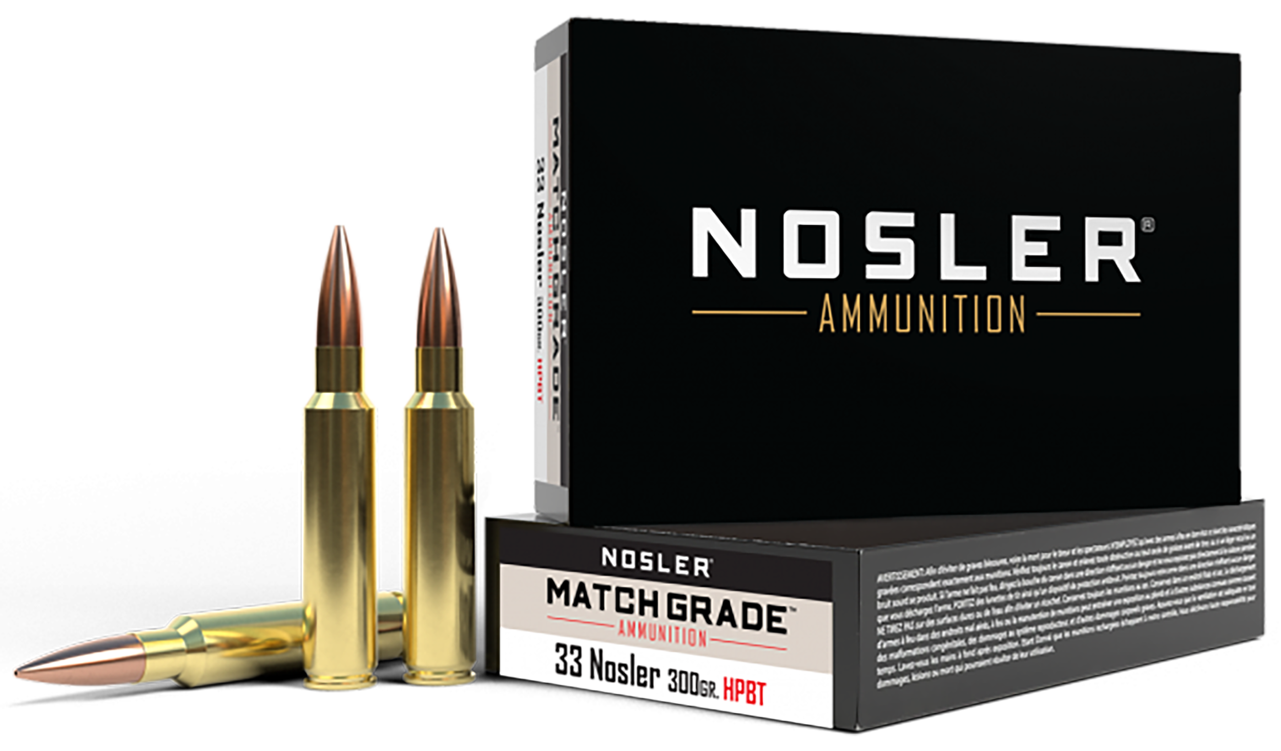 Nosler Match Grade 33 Nosler Custom Comp Hpbt 300 Grain 20 Rounds