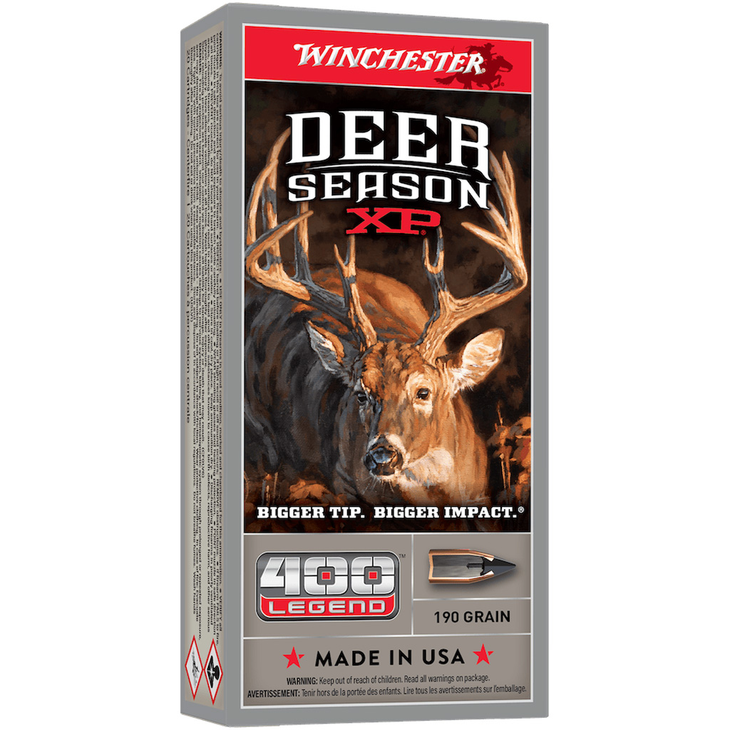 Winchester Deer Season XP 400 Legend Polymer Tip 190 Grain 20 Rounds