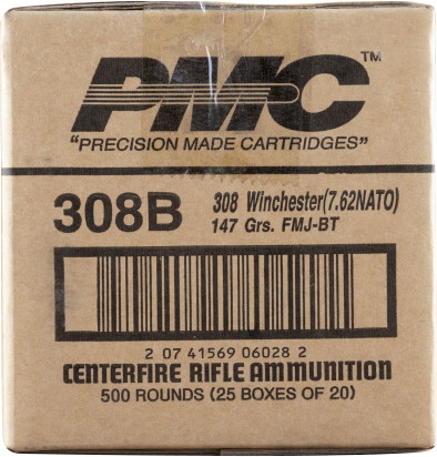 PMC Bronze .308 Winchester FMJ-BT 147 Grain
