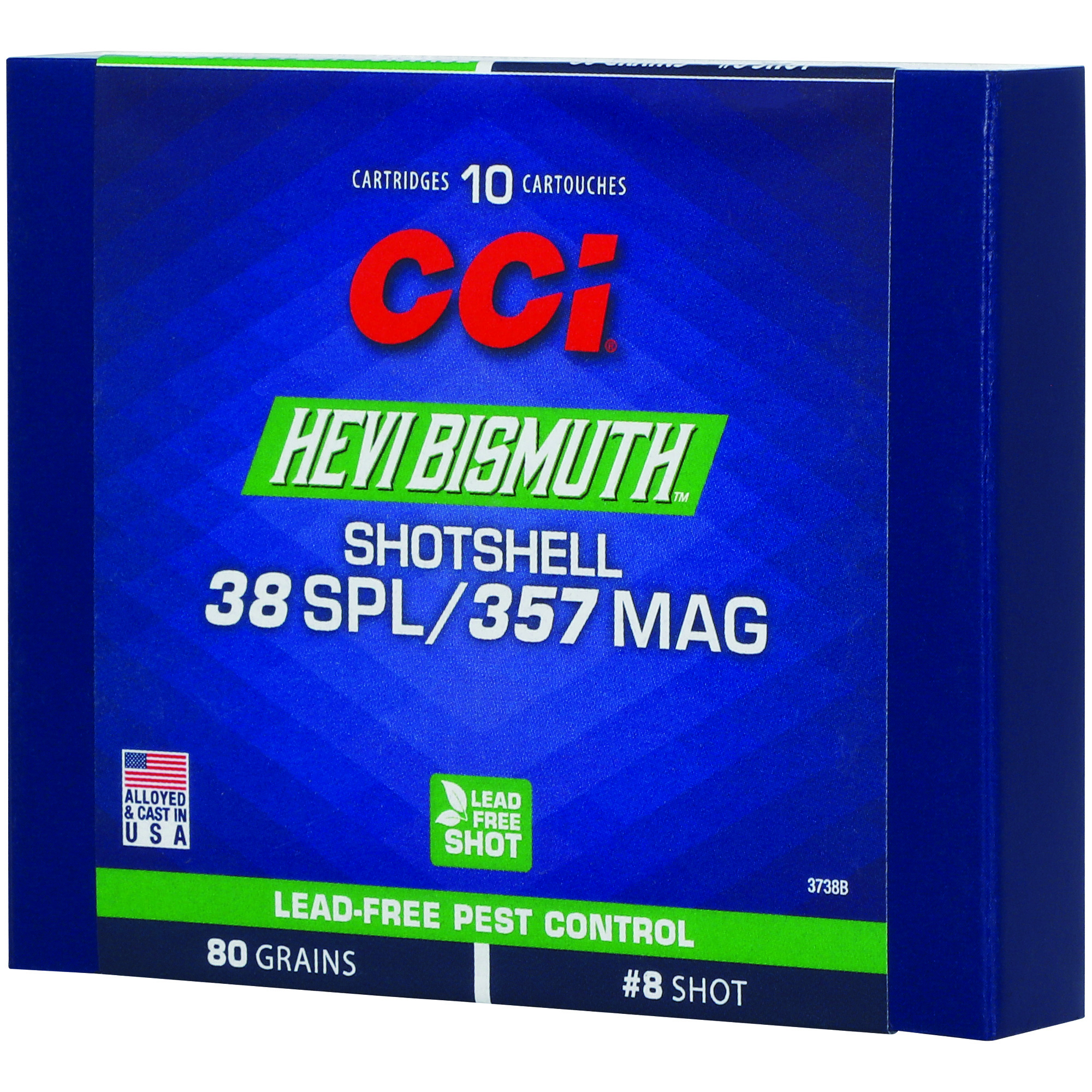 CCI Hevi-Bismuth 38 Special Shotshell 75 Grain 10 Rounds
