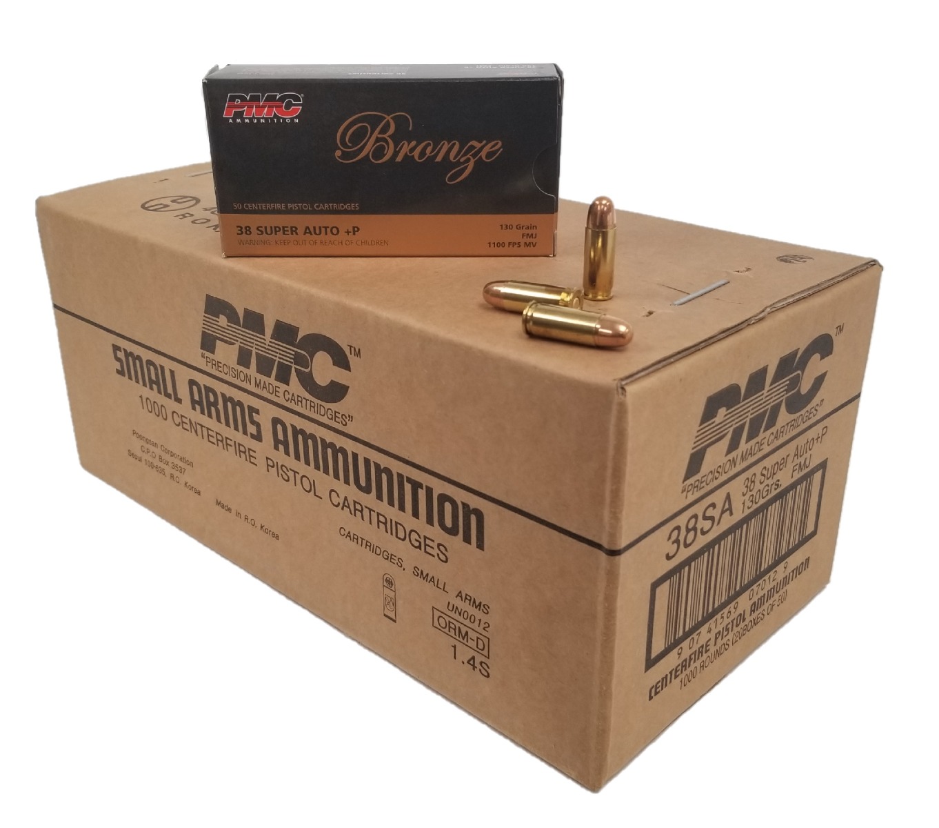 PMC Bronze .38 Super FMJ 130 Grain