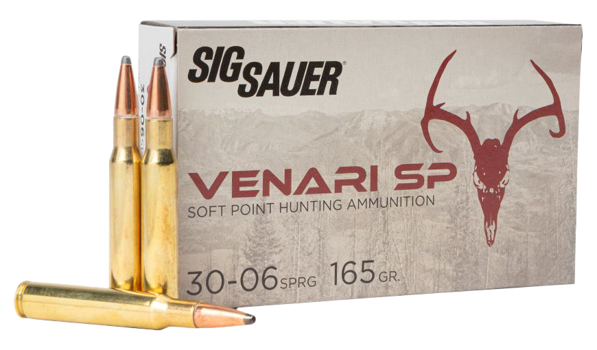Sig Sauer Venari 30-06 Springfield Soft Point 165 Grain 20 Rounds