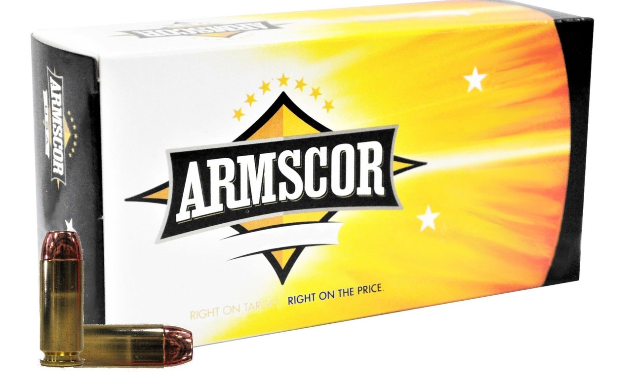 Armscor 10mm Pistol Ammo Full Metal Jacket 180 Grain