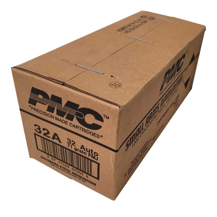 PMC Bronze .32 ACP Full Metal Jacket 71 Grain 1000 Rounds
