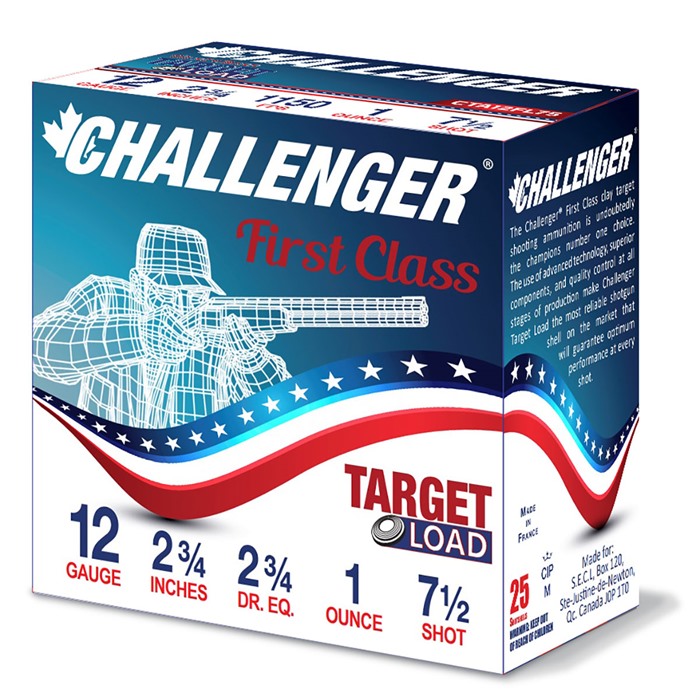 CHALLENGER FIRST CLASS 12GA 2-3/4DR 1OZ #7.5 (CTA12FL175)