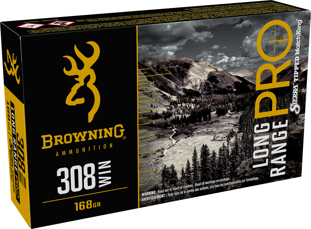 Browning Ammo Sierra MatchKing BTPT 308 Winchester 168 Grain 20 Rounds