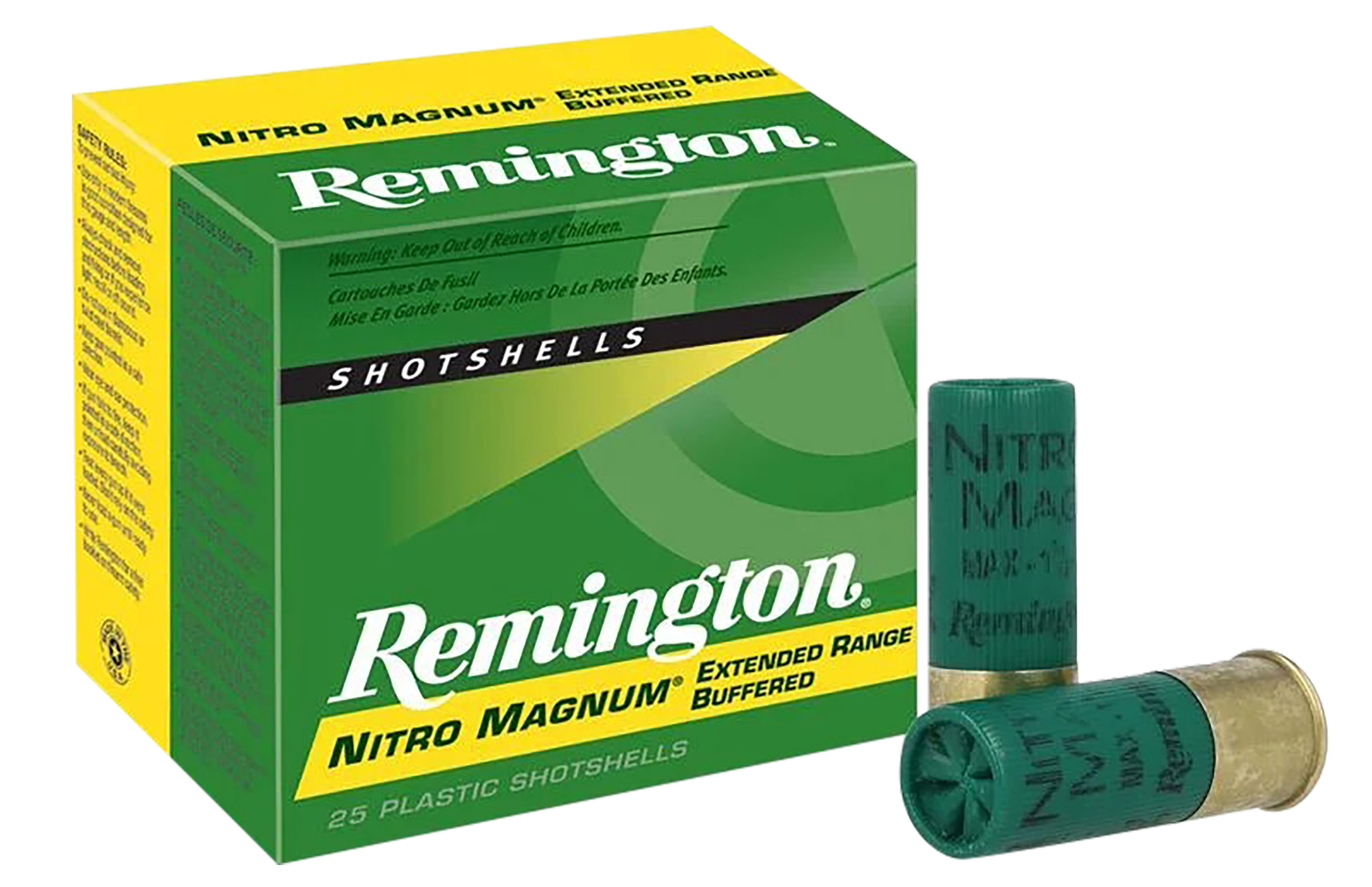 Remington Nitro Magnum 12 Gauge 1 7/8 Ounce 4 Shot 25 Rounds