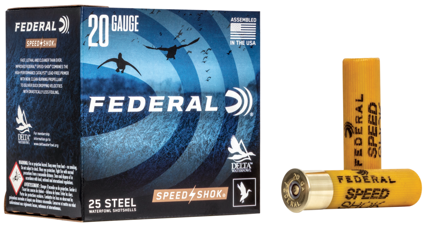 Federal Speed-Shok 20 Gauge Steel Shot 7/8 Grain 25 Rounds