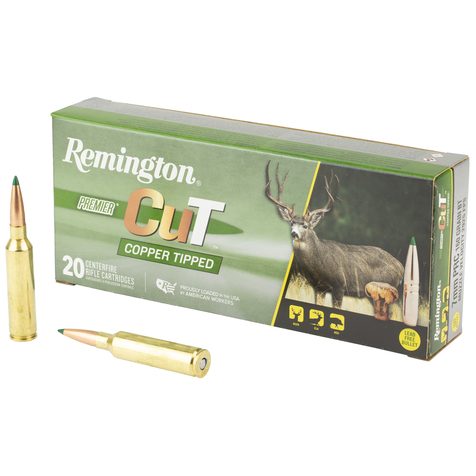 Remington Premier Cut 7mm PRC Copper 160 Grain 20 Rounds