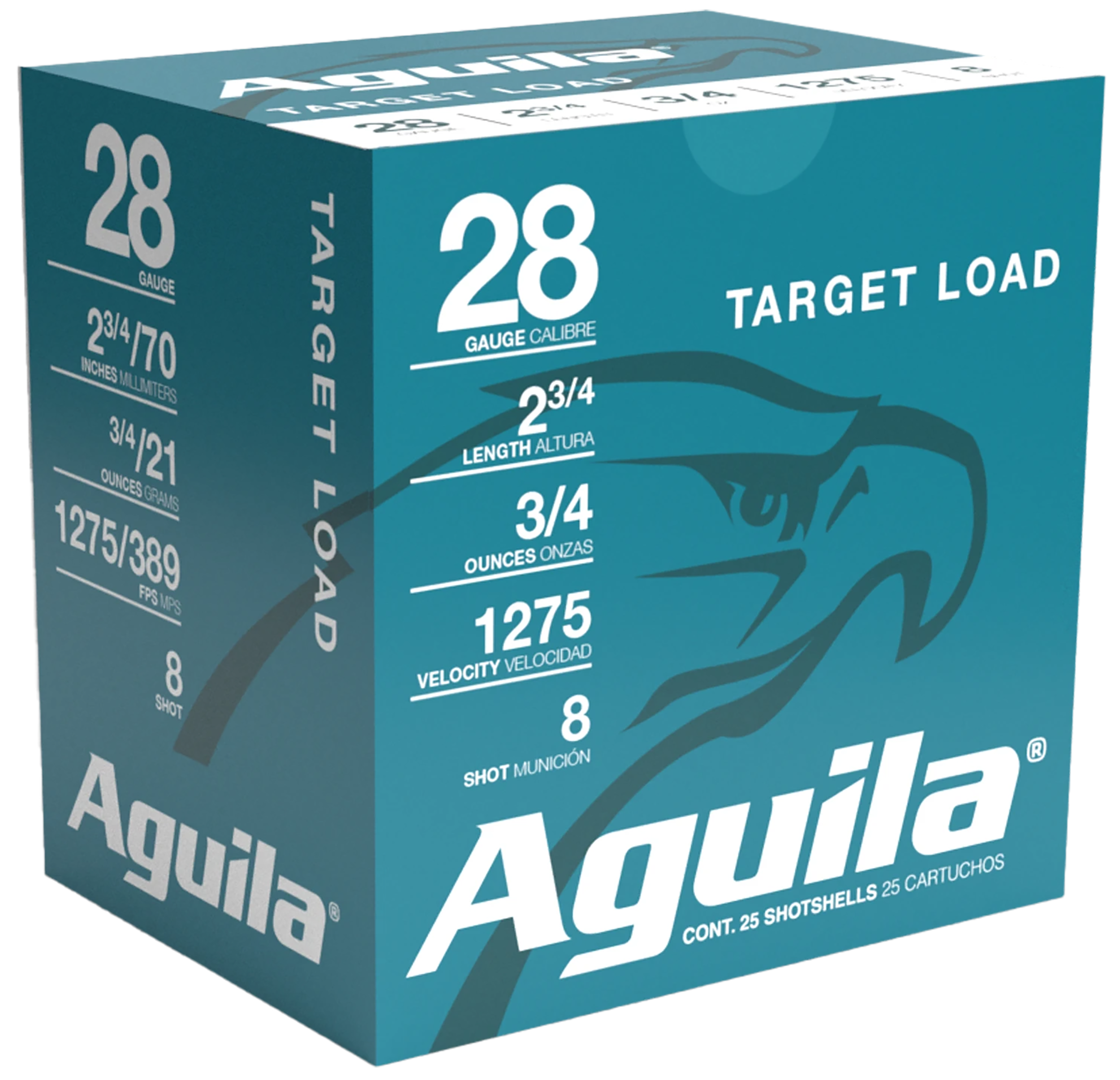 Aguila High Velocity Shotgun Game Load 28 Gauge 9 Shot 3/4 Grain 25 Rounds