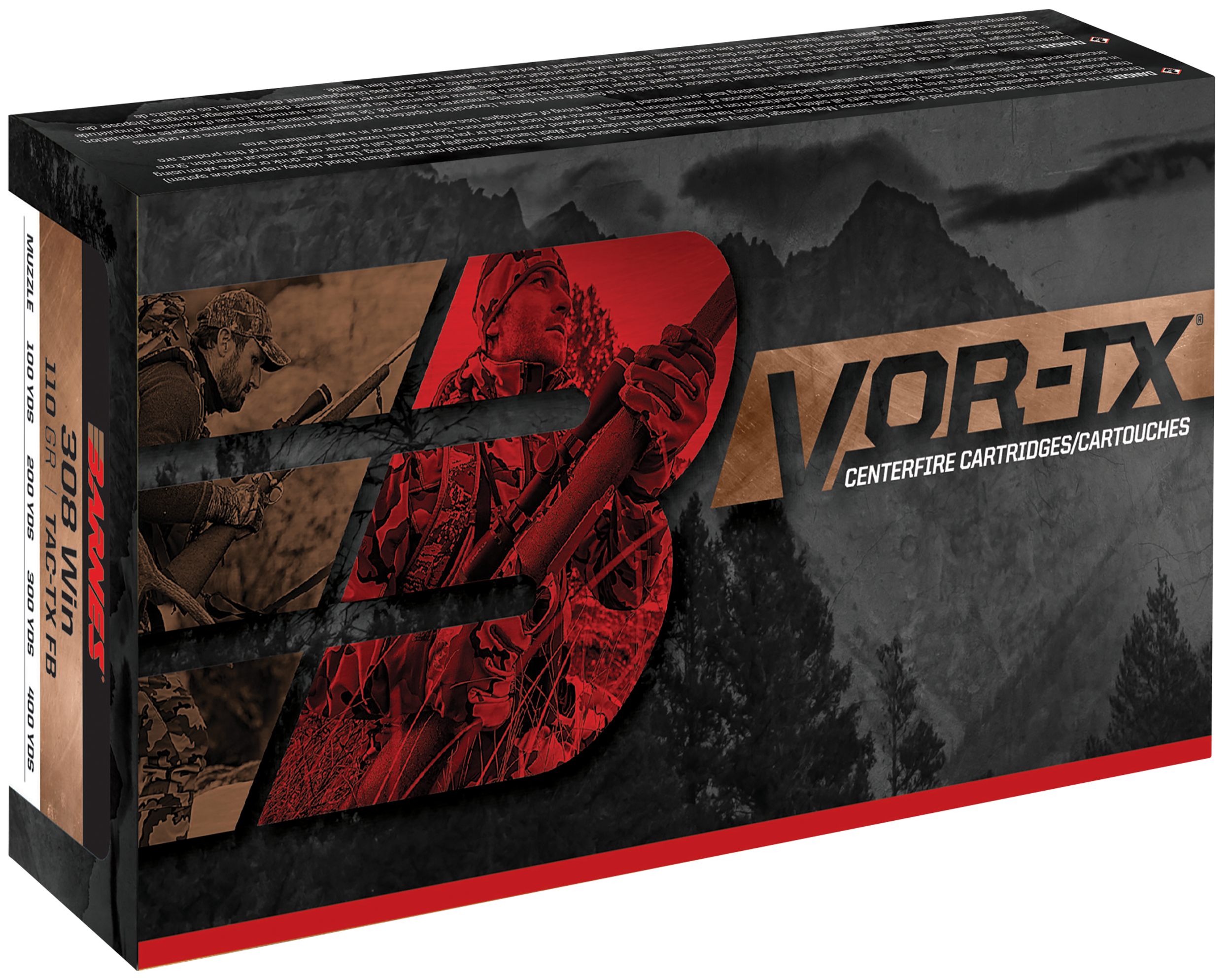 Barnes VOR-TX 338 Winchester Magnum TTSX Boat Tail 210 Grain 20 Rounds