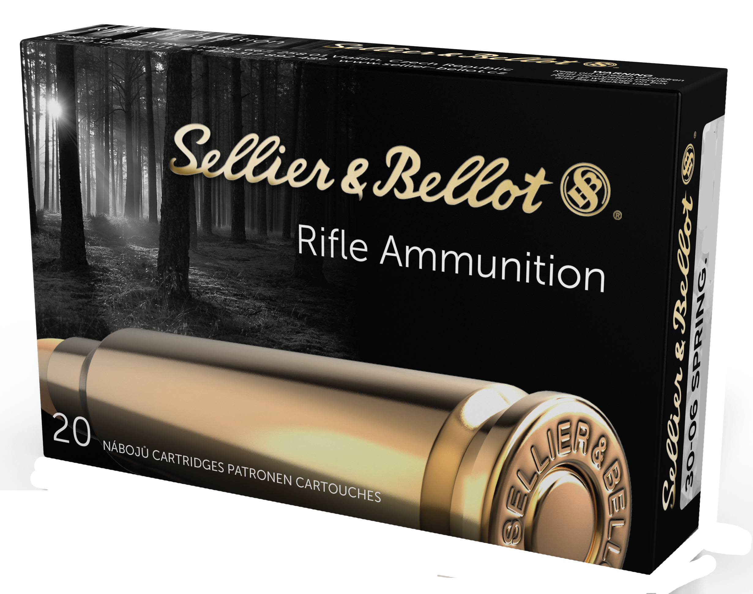 Sellier & Bellot SB3006F 30-06 Springfield Full Metal Jacket 147 Grain 20 Rounds