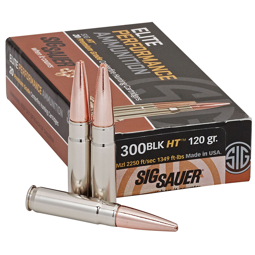 Sig Sauer Elite Hunting 300 AAC Blackout OTM 120 Grain 20 Rounds