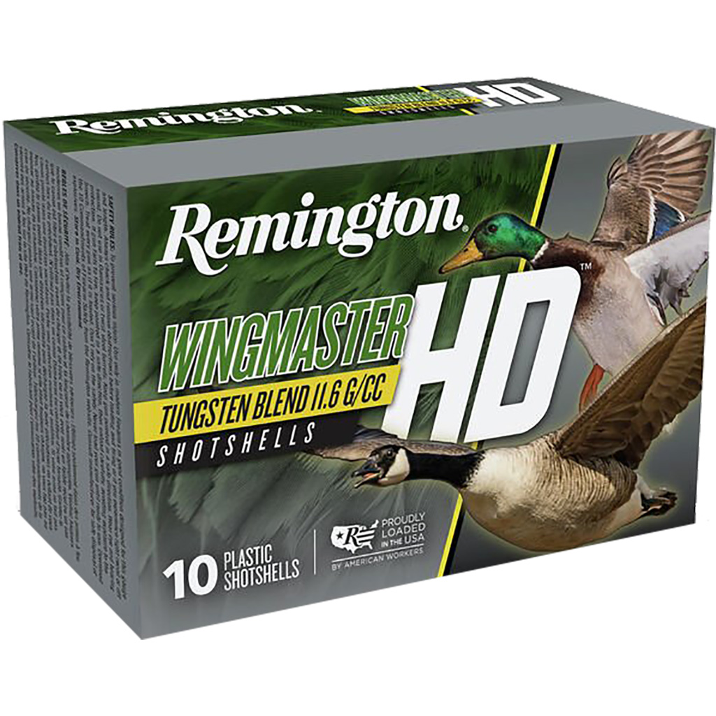 Remington Wingmaster HD 12 Gauge Tungsten Waterfowl Shotshell 1 1/4 Grain 10 Rounds