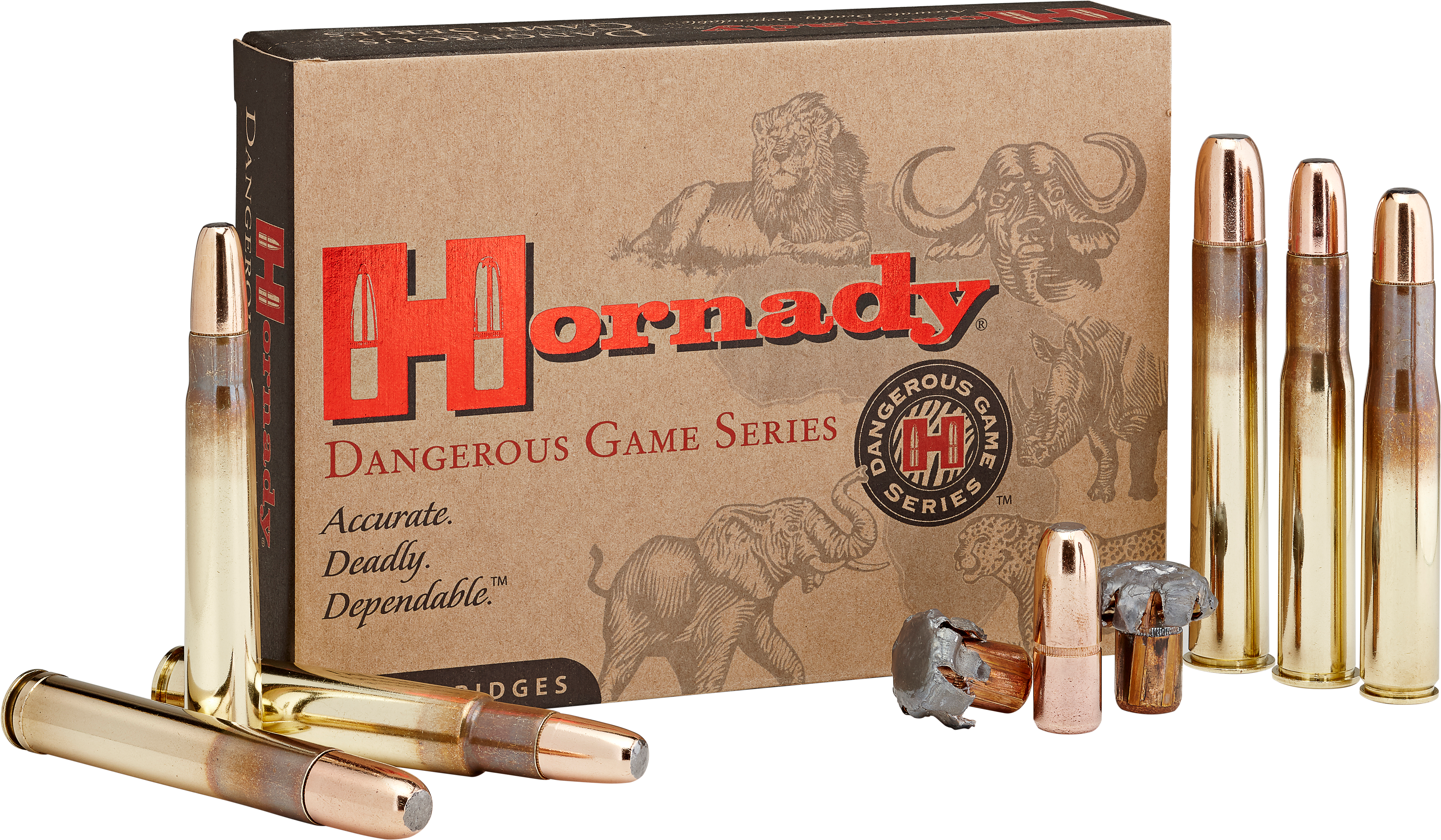 Hornady Dangerous Game 500 Nitro Express Dgx Bonded 570 Grain 20 Rounds