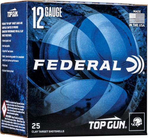 Federal Top Gun 12 Gauge Lead Shot 1-1/8 Ounce 250 Rounds