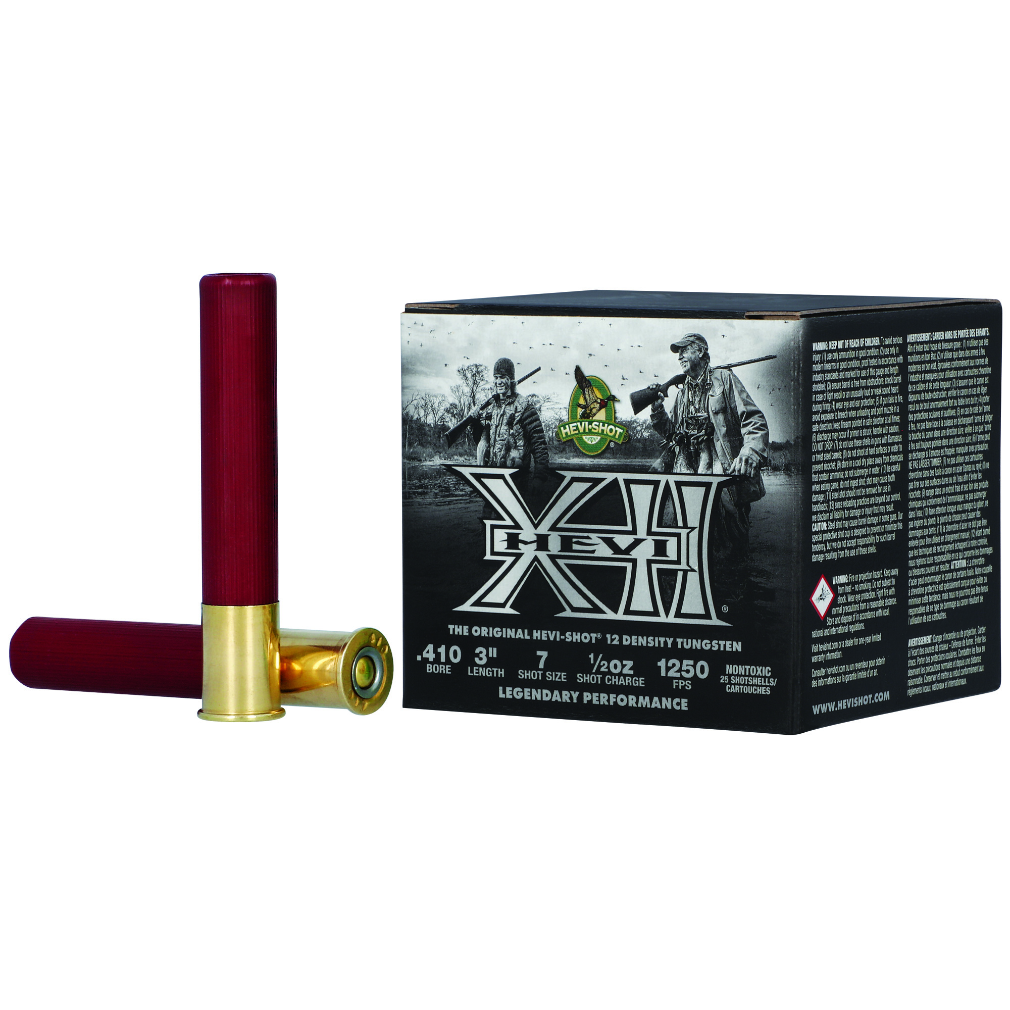 HEVI-Shot HS54107 HEVI-XII  410Gauge 3" Tungsten 7Shot 25 Rounds