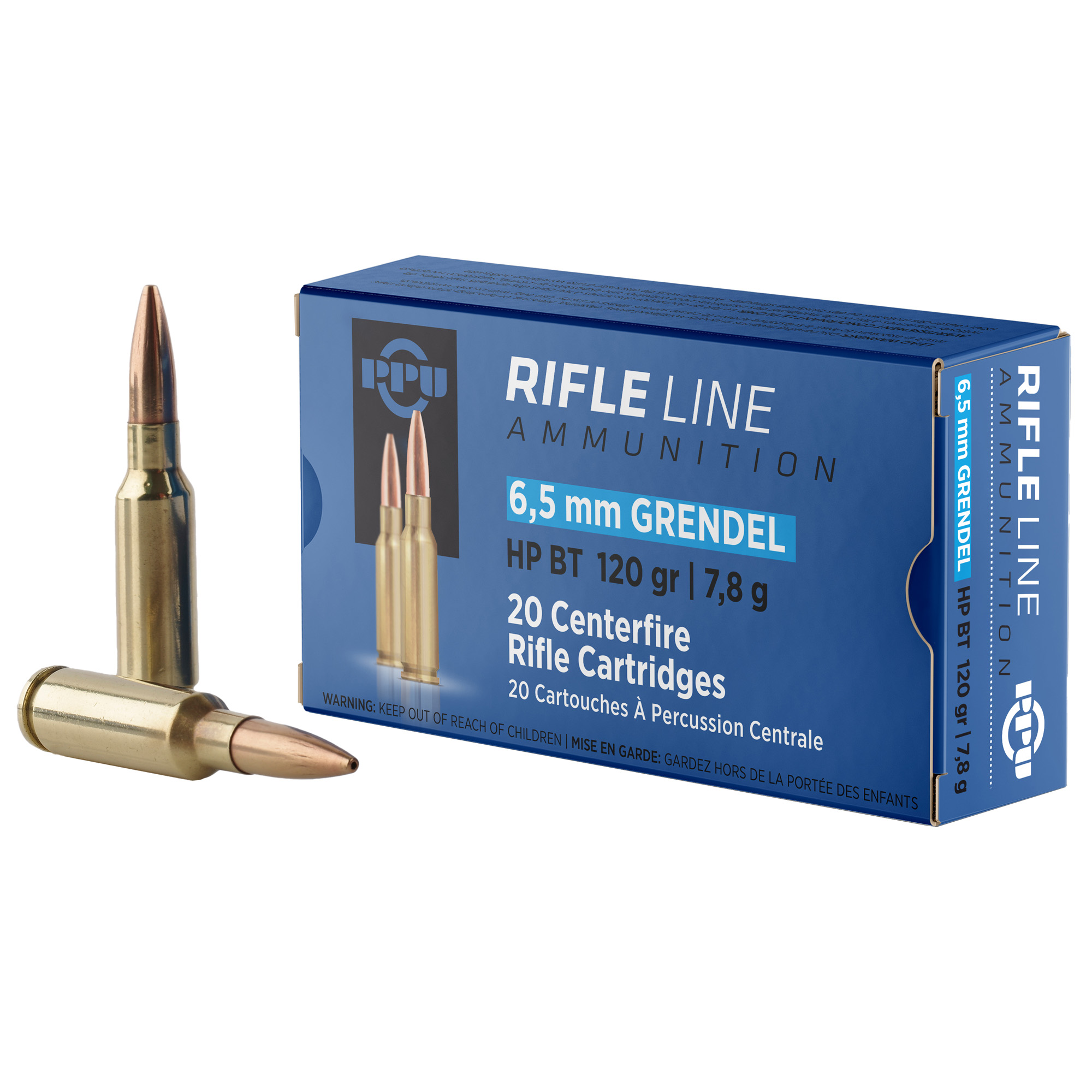 Prvi Partizan PP6GH 6.5 Grendel Hollow Point Boat Tail 120 Grain 20 Rounds
