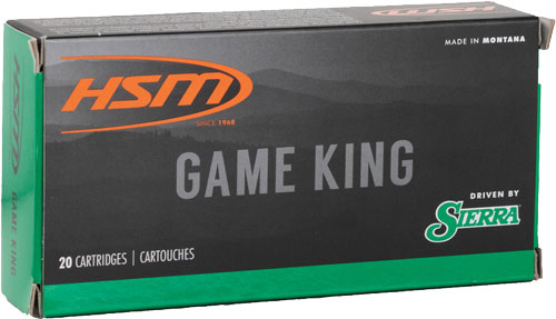 HSM GameKing 6.5 Grendel Pointed Soft Point 120 Grain 20 Rounds