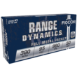 Fiocchi Shooting Dynamics .380 Acp Full Metal Jacket 95 Grain 1000 Rounds