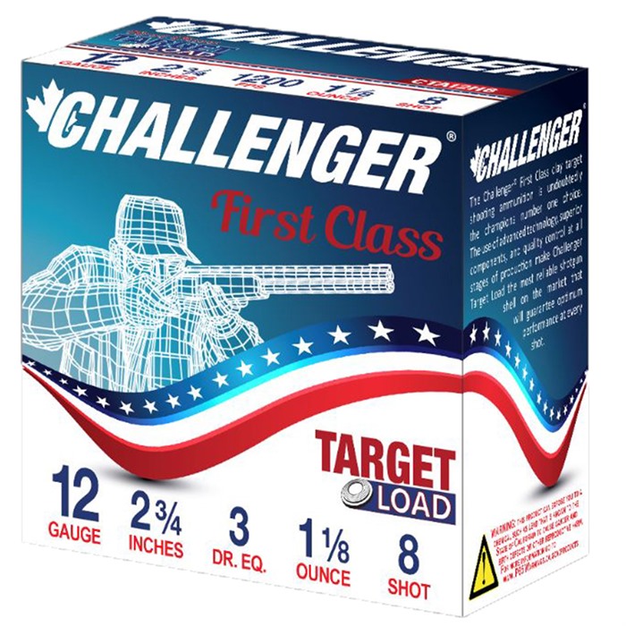 12 GAUGE 2-3/4'' 1 OZ #8 SHOT 250/CASE (CTA12L18)