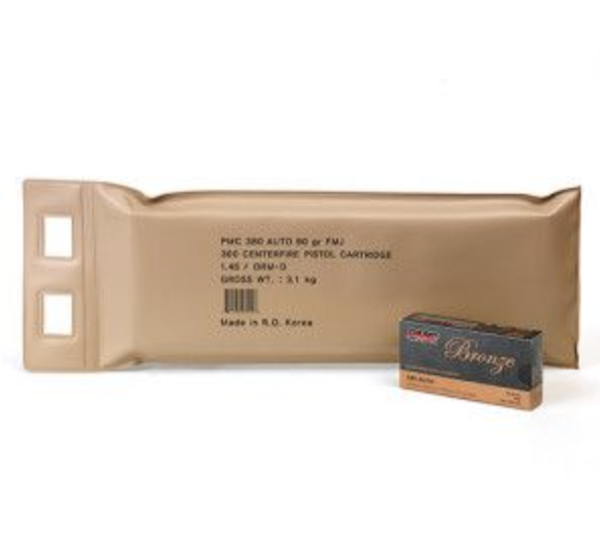 PMC 380A 380 ACP Full Metal Jacket 90 Grain 50 Rounds