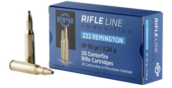 Prvi Partizan PPU PP222 222 Remington Soft Point 50 Grain 20 Rounds