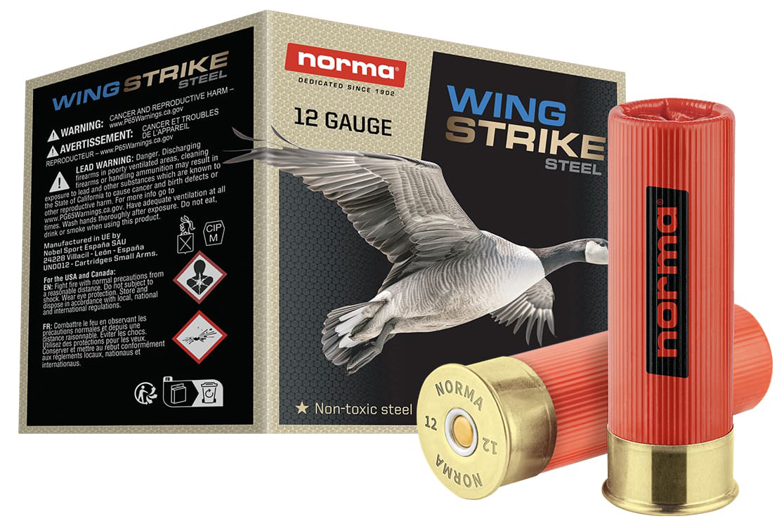 Norma Wingstrike Steel 12ga 3 #2 1-1/4oz 25/10