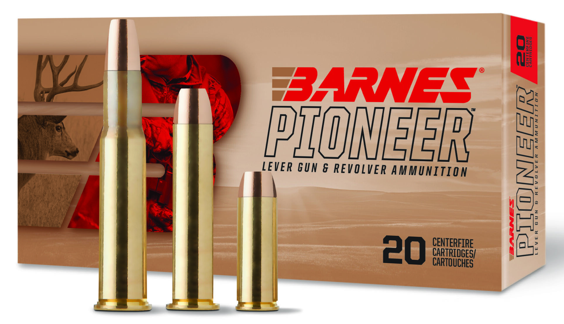 Barnes Bullets Pioneer 44 Remington Magnum XPB 225 Grain 20 Rounds