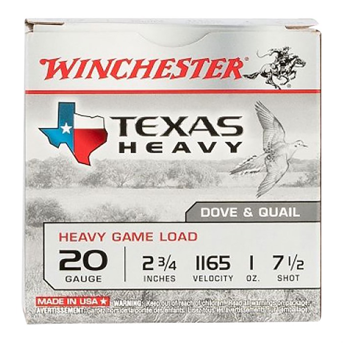 Winchester Super X 20 Gauge Shotgun Ammo 1 Ounce #7.5 25 Rounds