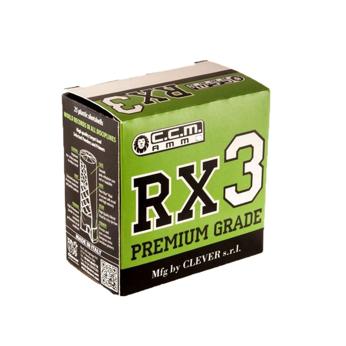 CLEVER PREMIUM RX3 12GA 3-1/4DR 1OZ #8 (CMRX312HDC18)