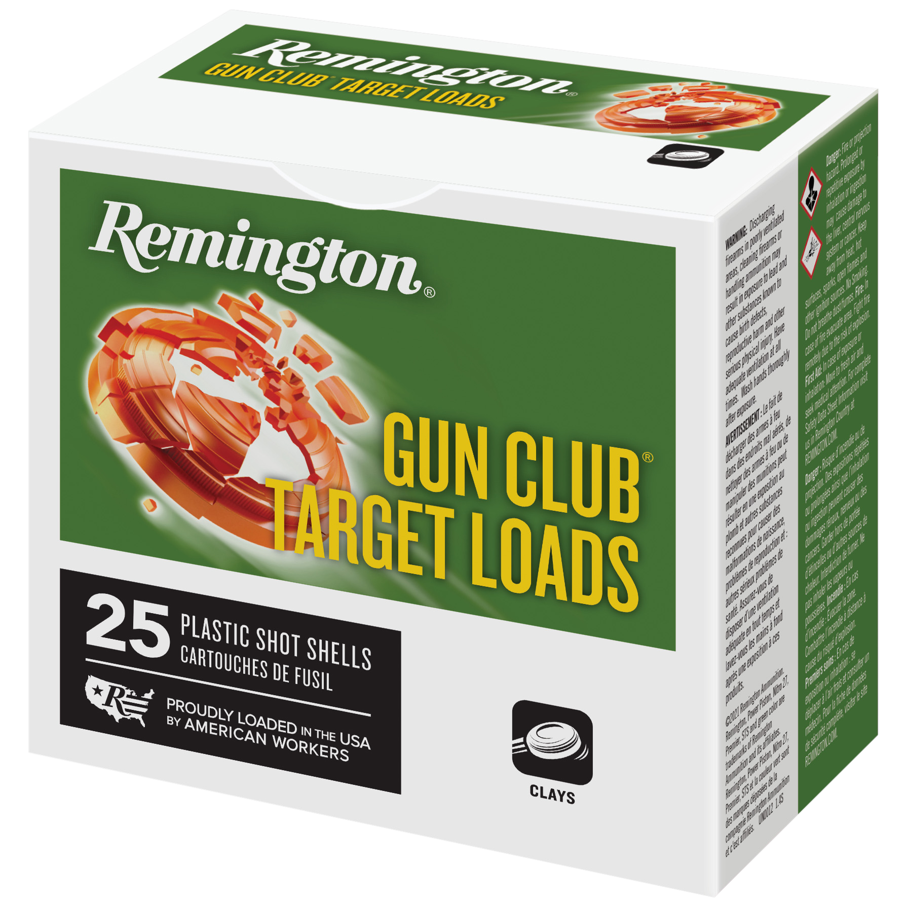 Remington Gun Club 12 Gauge 1 Ounce 7.5 Shot 25 Rounds