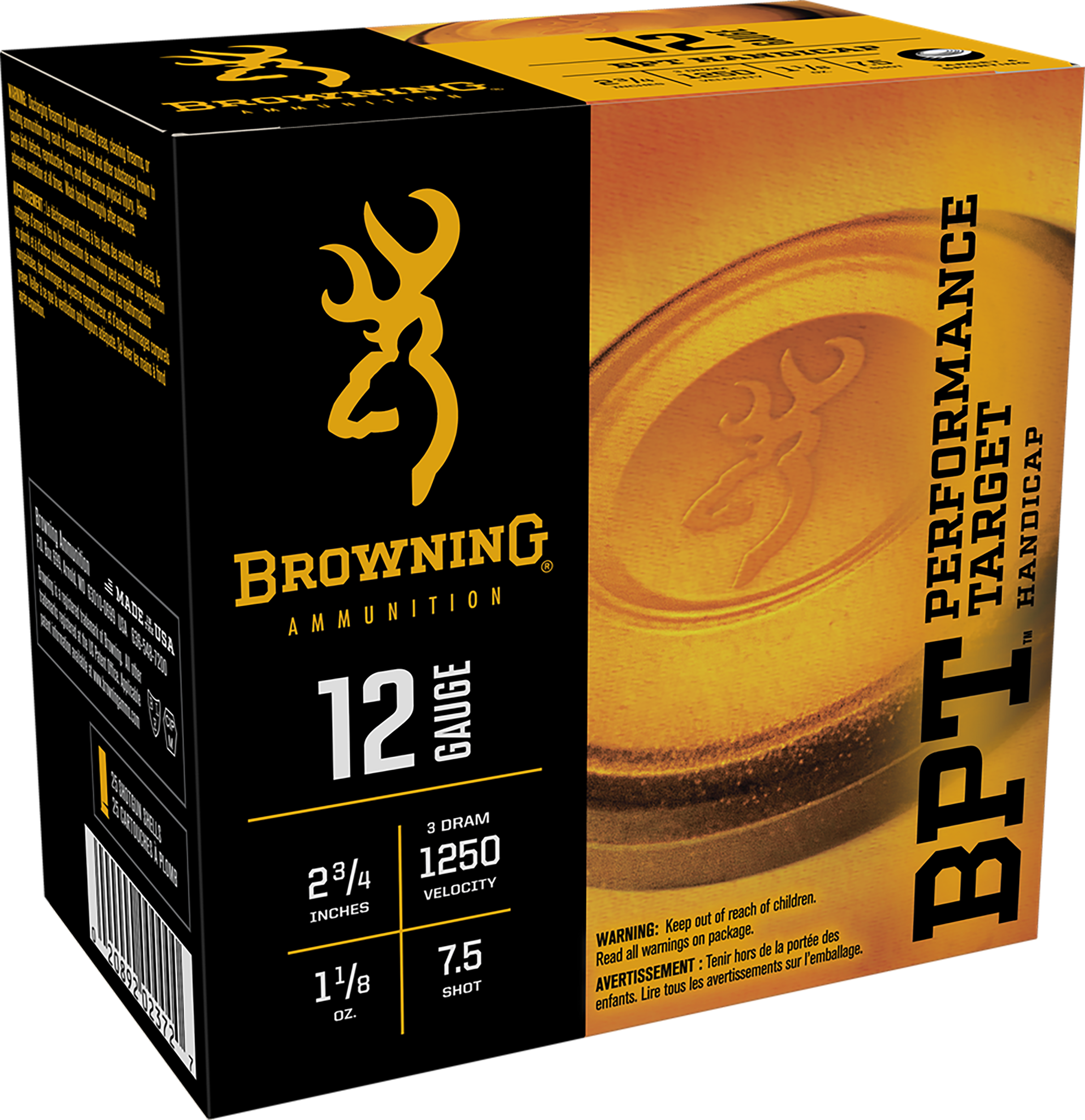 Browning BPT Performance Target 12 Gauge Lead 1 1/8 Ounce 25 Rounds