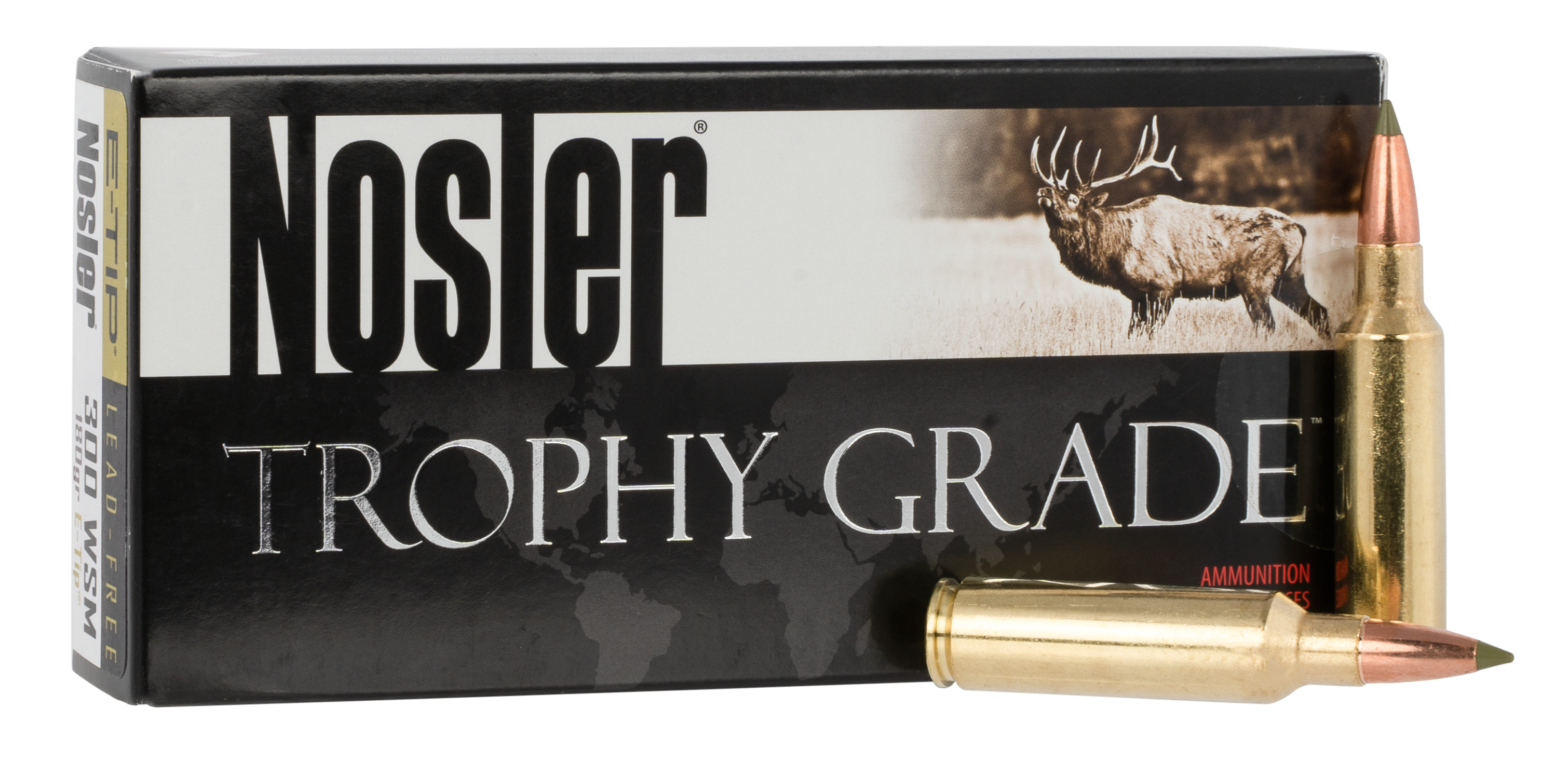 Nosler Expansion Tip 300 Winchester Short Magnum ETip Spitzer 180 Grain 20 Rounds