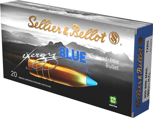 Sellier & Bellot eXergy 300 Winchester Magnum TAC EX 180 Grain 20 Rounds