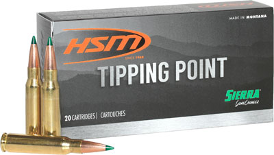 Hsm Tipping Point 7mm Remington Magnum Sierra Gamechanger 165 Grain 20 Rounds