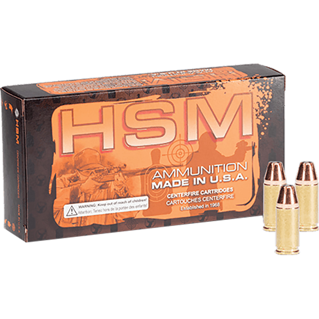 Hsm Self Defense 9mm Luger Jacketed Hollow Point 115 Grain 50 Rounds