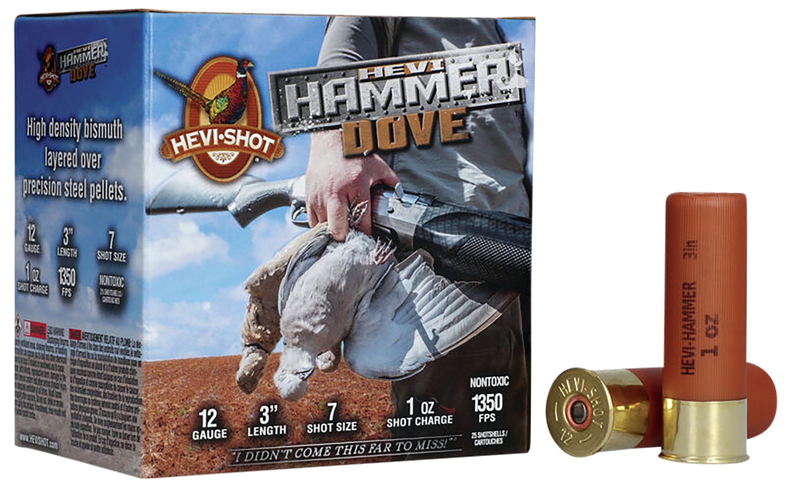 Hevi Hammer Dove Load 12 ga. 3 in. 7 Shot 1 oz. 25 rd.
