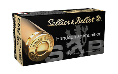 Sellier & Bellot S&B 9mm Luger Full Metal Jacket 115 Grain 50 Rounds