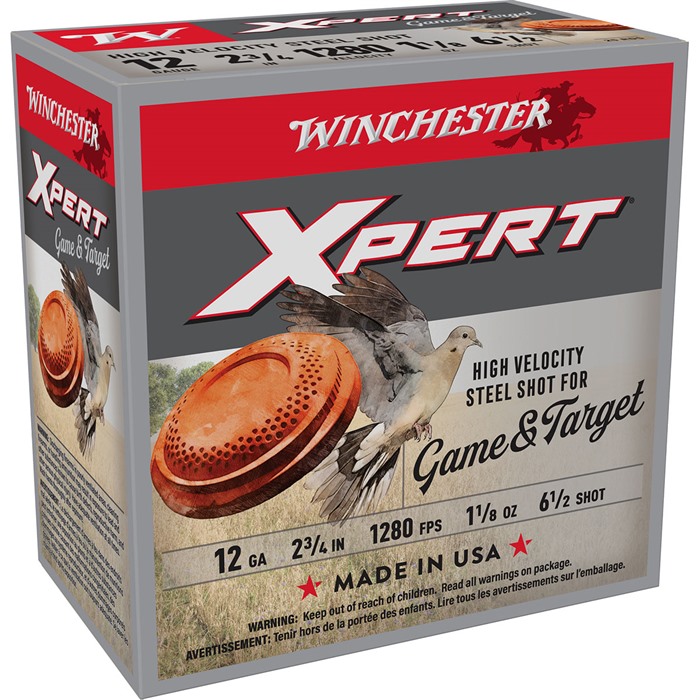 Winchester Xpert Steel 12 Gauge Non toxic Steel 492 Grain 25 Rounds