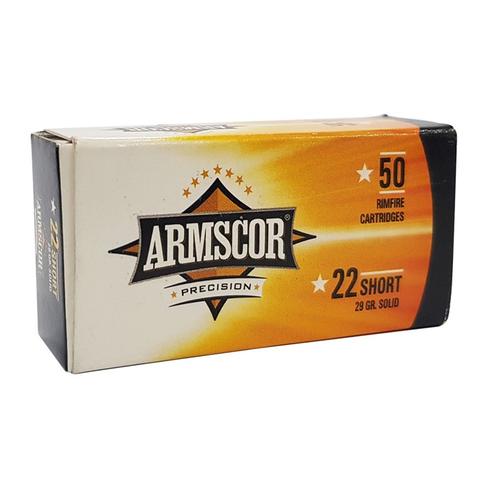 Armscor 22 Short Soft Point 29 Grain 50 Rounds