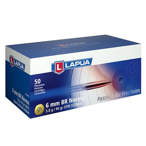 6MM BR NORMA 90GR OPEN TIP MATCH 50/BOX