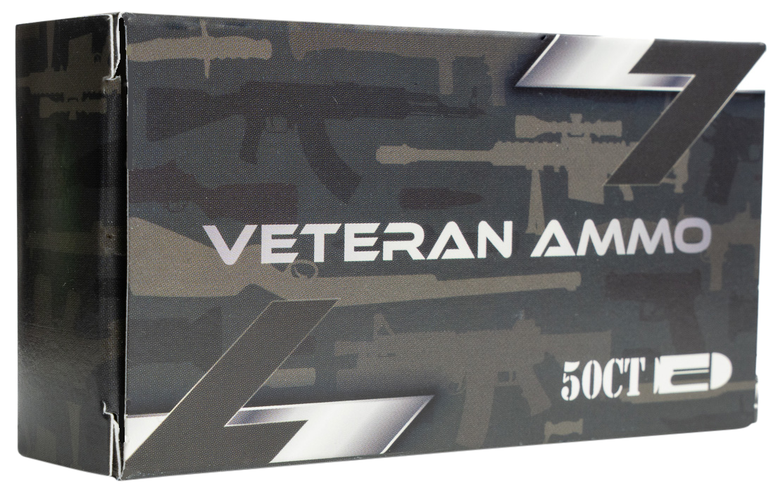 Veteran Ammo Pistol Ammo 9mm 124 gr. FMJ 50 rd.