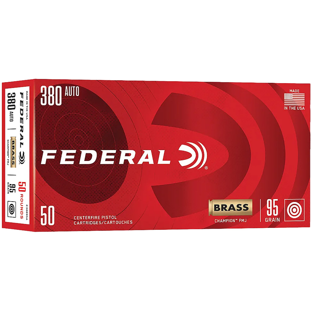 Federal Handgun Ammo 38 Special 130 gr. FMJ Champion 20 rd.