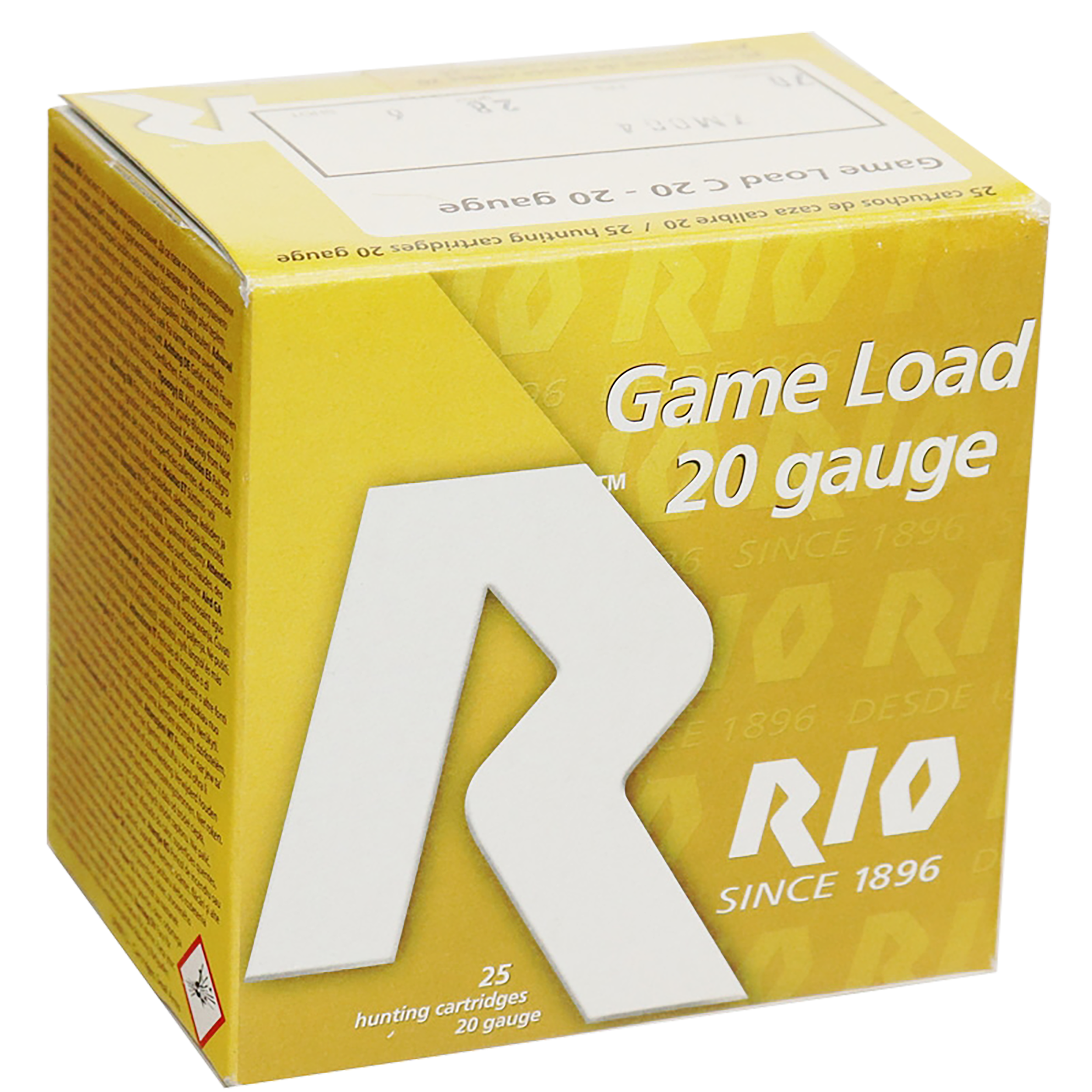 Rio Ammunition RC20MGN6 Game Load  20Gauge 3" 1 1/4oz 6Shot 25 Rounds