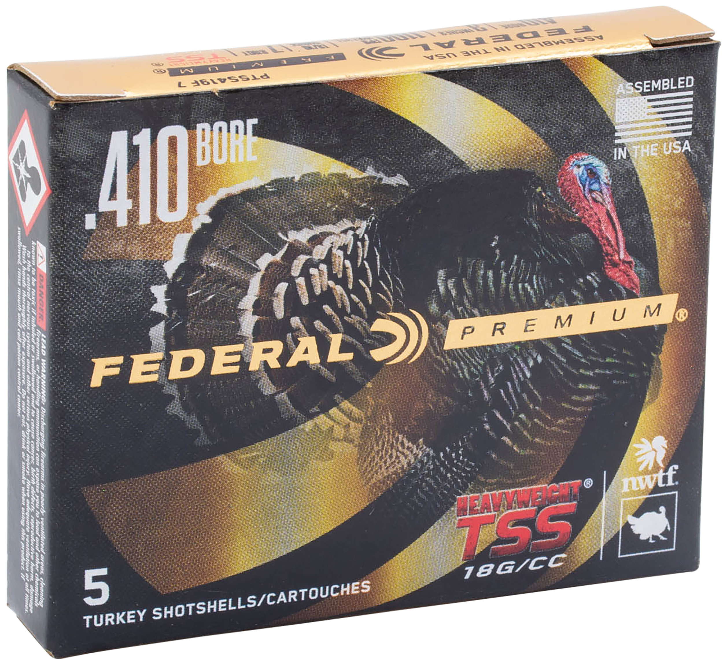 Federal Premium Heavyweight TSS 410 Gauge Tungsten Super Shot 13/16 Grain 5 Rounds
